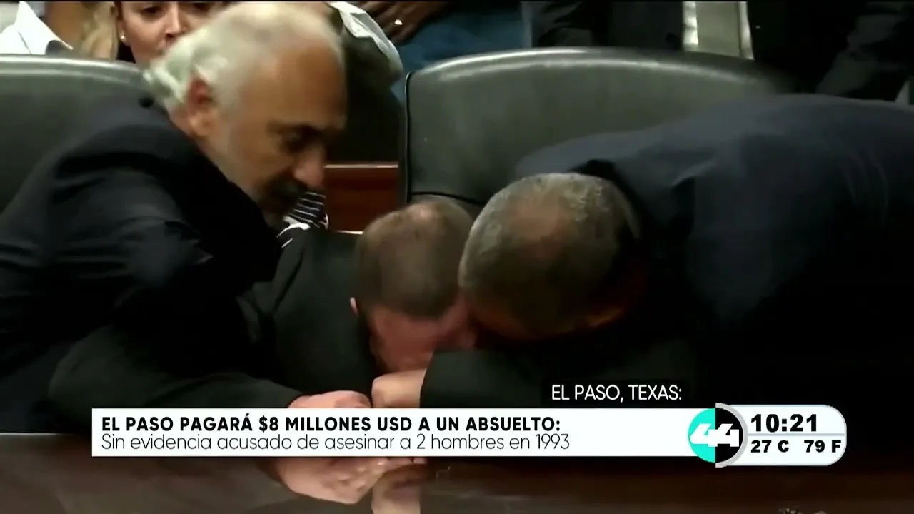 El Paso indemnizará con 8 millones de dólares a hombre absuelto tras 20 años preso