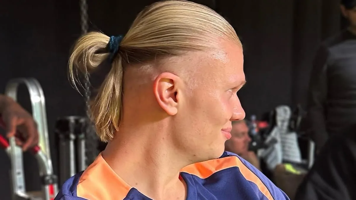 Erling Haaland y la marca noruega de ligas para el cabello que cofundó