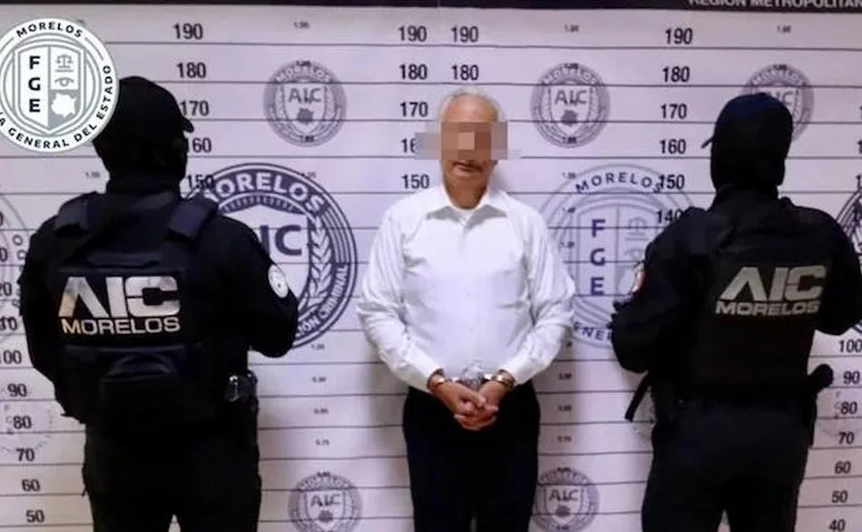 Exdirector de Pemex es detenido y entregado a Fiscalía de Morelos por violencia familiar