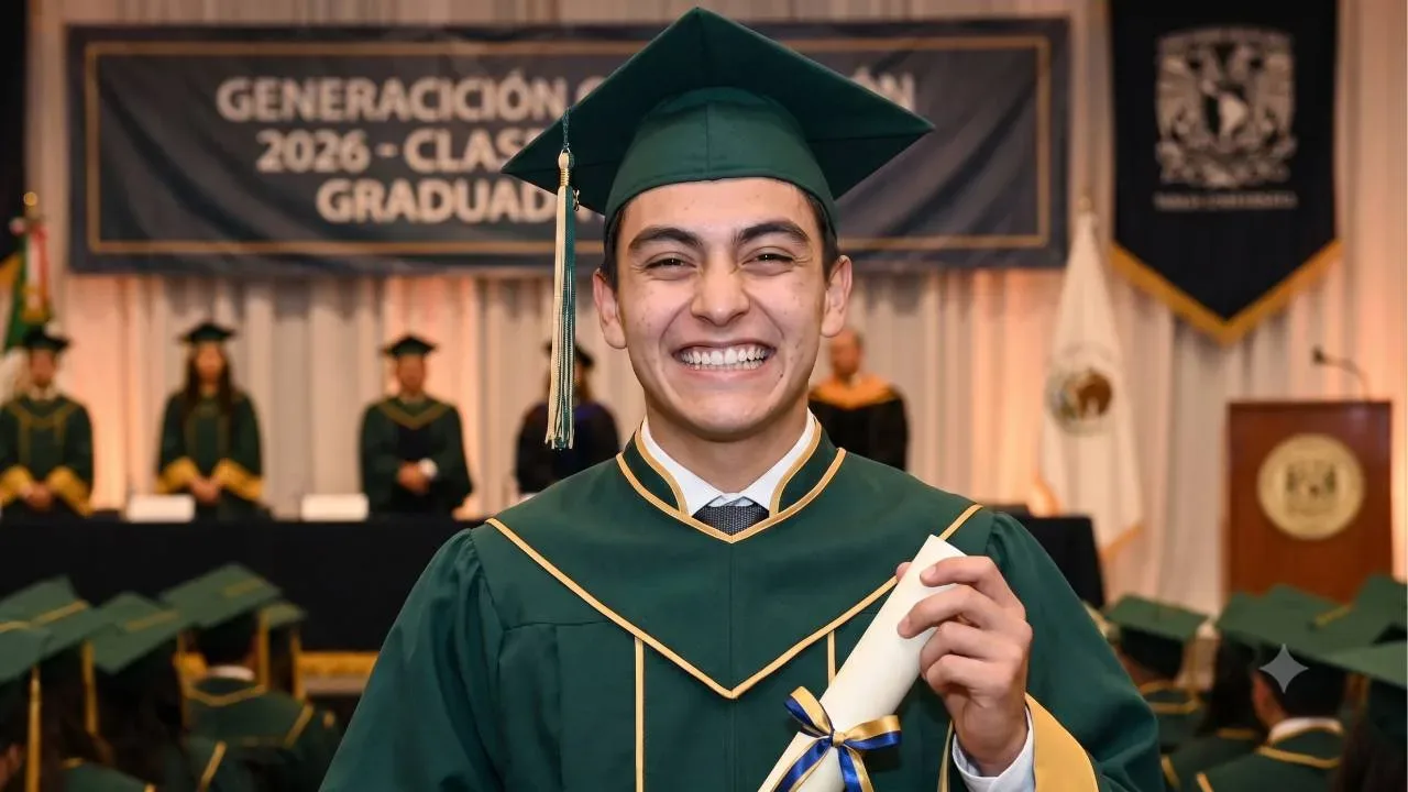 Gilberto Mora culmina la preparatoria tras destacarse en el Mundial 2026