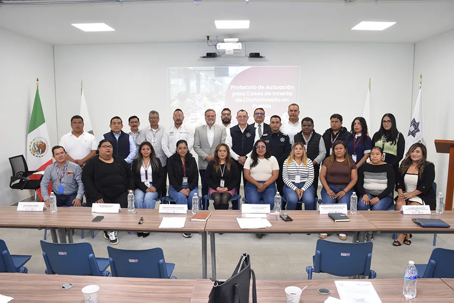 Gobierno de Puebla capacita a autoridades auxiliares para prevenir intentos de linchamiento