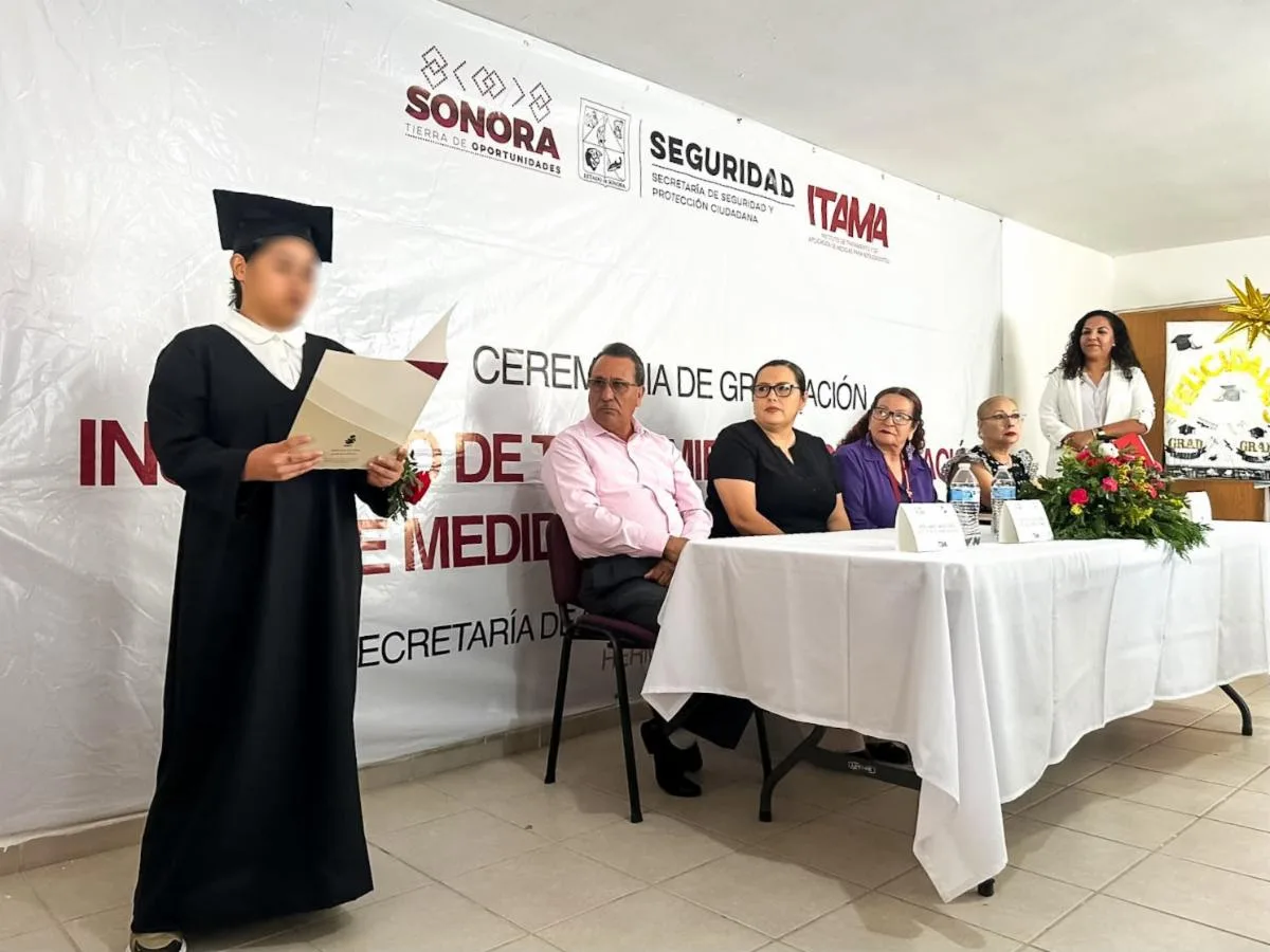 Jóvenes en internamiento del ITAMA obtienen certificados de primaria y secundaria