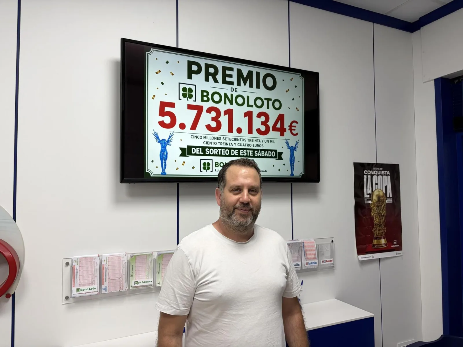 Lotería en Puebla de la Calzada reparte premio histórico de más de cinco millones de euros