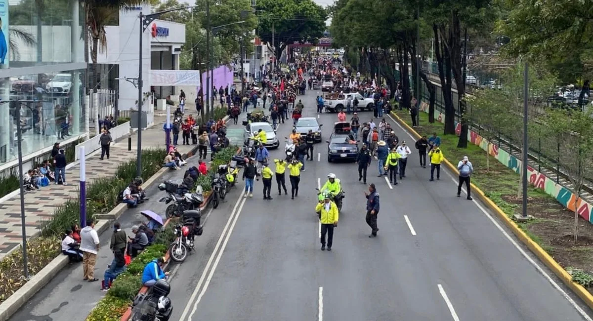 Manifestaciones en CDMX provocan bloqueos y congestión en varias alcaldías este jueves