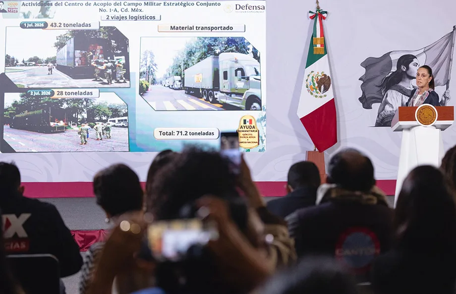 México envía 71 toneladas de ayuda humanitaria a Venezuela tras los terremotos