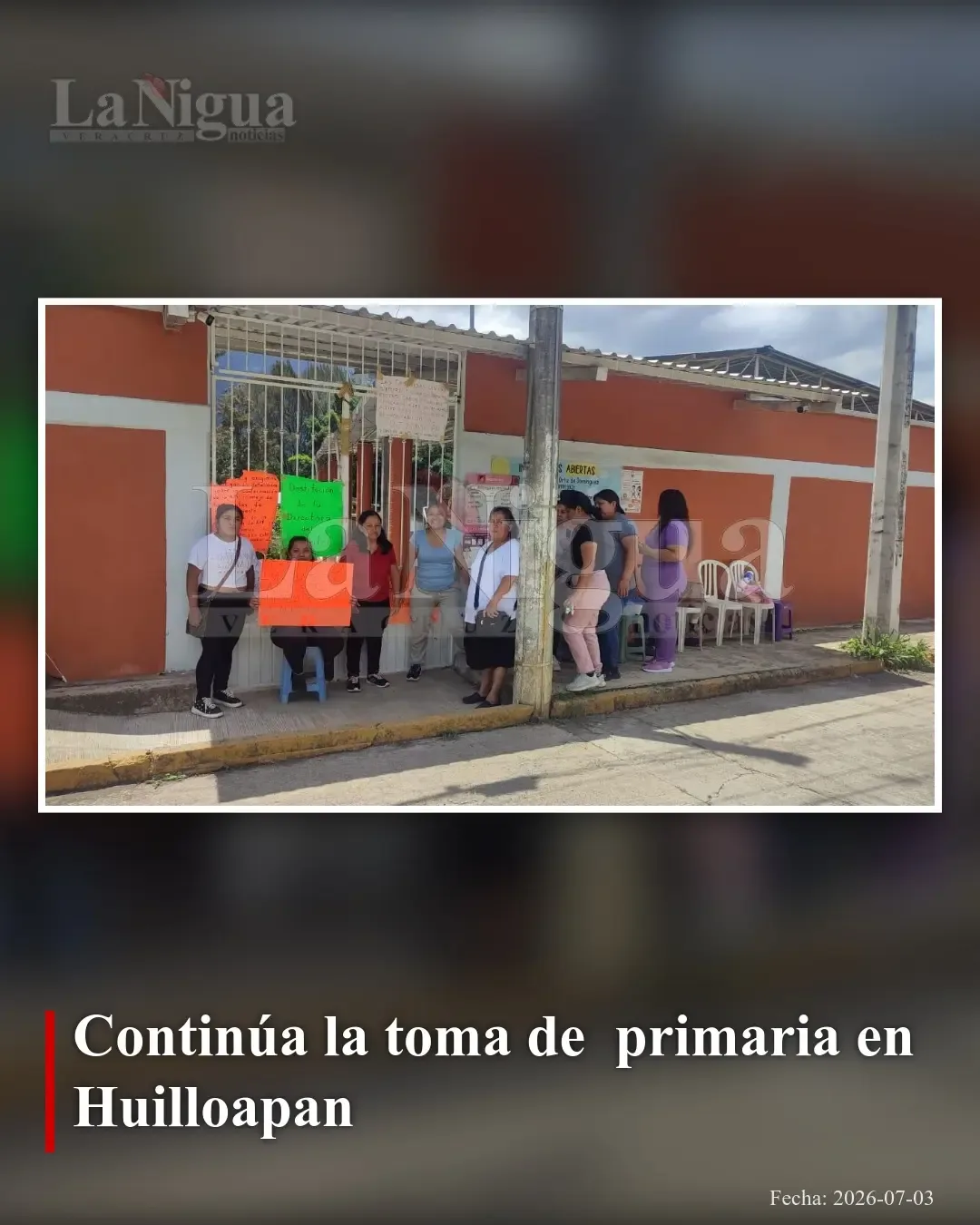 Padres mantienen tomada la primaria Josefa Ortiz y exigen salida de la directora