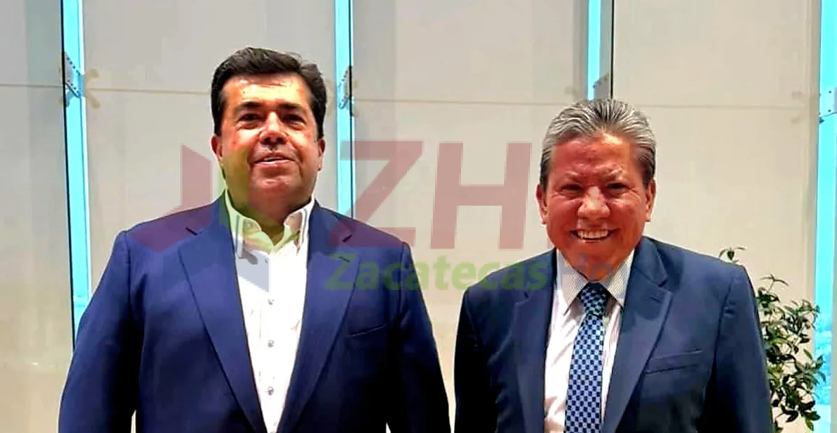 Pedro Haces y David Monreal acuerdan fortalecer inversión y empleo en Zacatecas