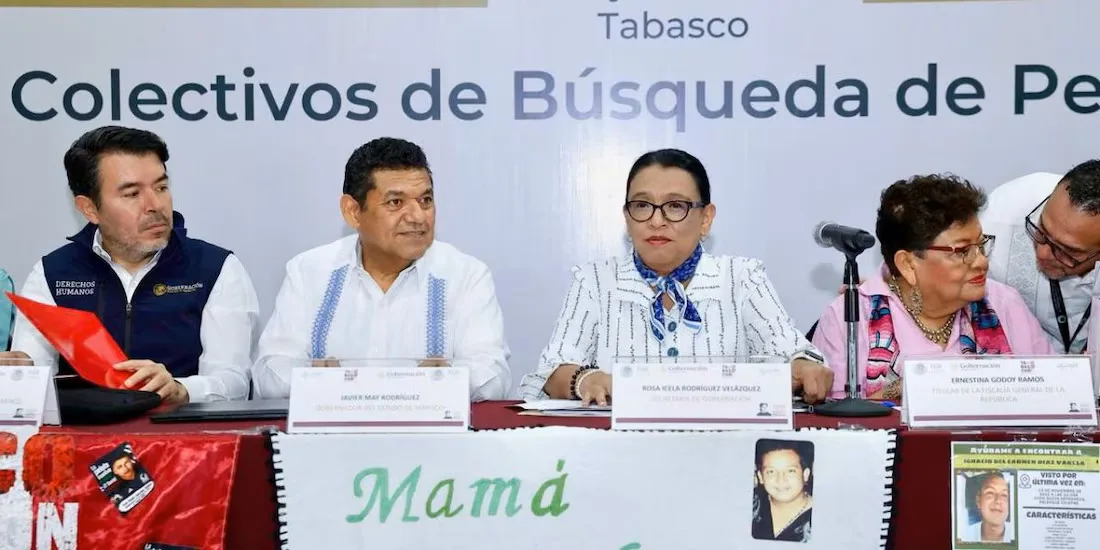 Tabasco se integra a las mesas de diálogo con colectivos de personas desaparecidas en el sur-sureste