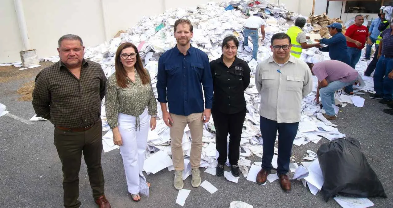 Tamaulipas transforma papel reciclado en recursos para escuelas públicas