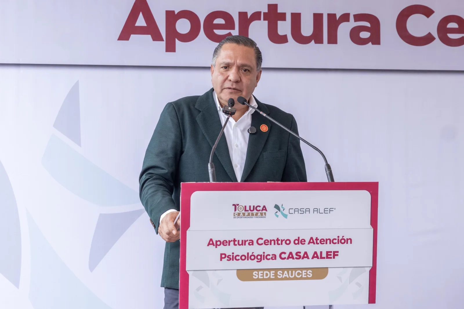 Toluca inaugura centro gratuito de atención psicológica para toda la familia