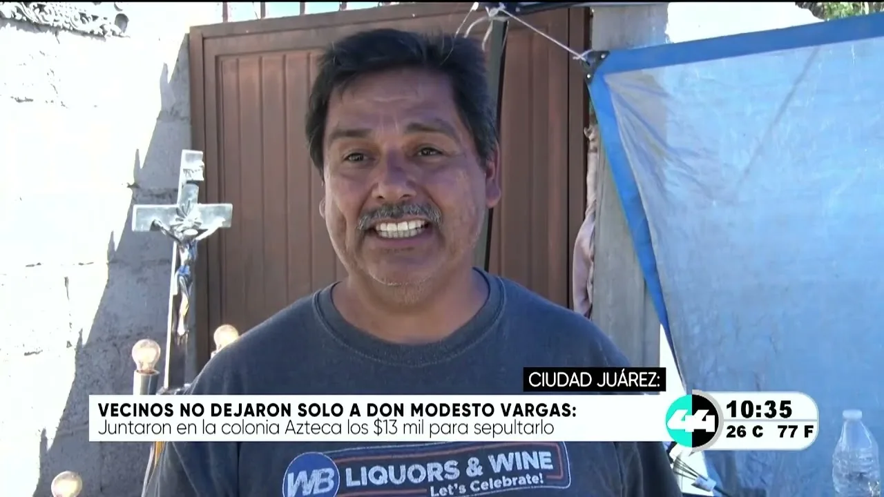 Vecinos se unen para dignificar funeral de adulto mayor sin familia en Ciudad Juárez