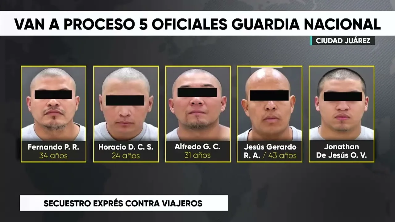 Vinculan a proceso a cinco oficiales de la Guardia Nacional por secuestro exprés en aeropuerto